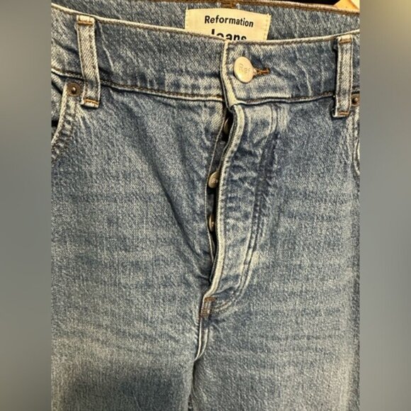 REFORMATION HIGH RISE STRAIGHT LEG JEANS - Picture 2 of 7